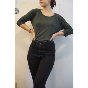 Forest green long sleeve